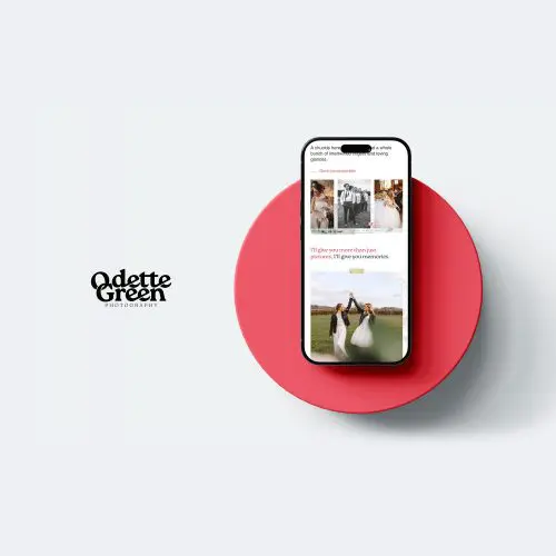 Odette Green Wedding Photography Website