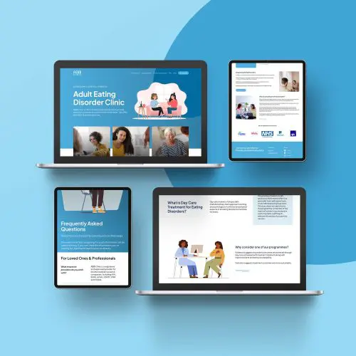 Eating Disorder Clinic Website Design