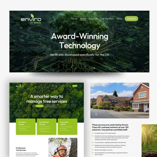 Envirotrees website redesign