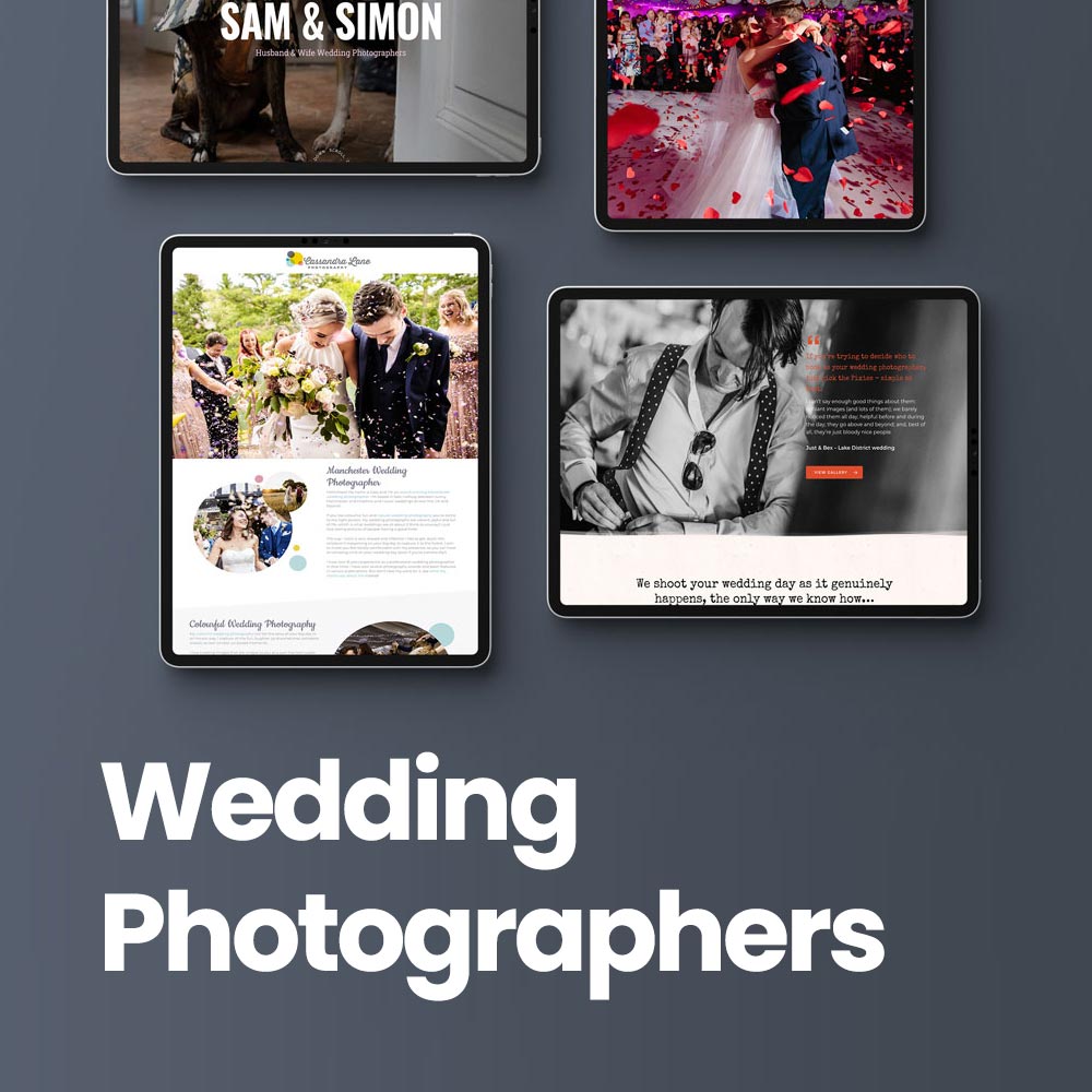 Wedding Photography Web Design