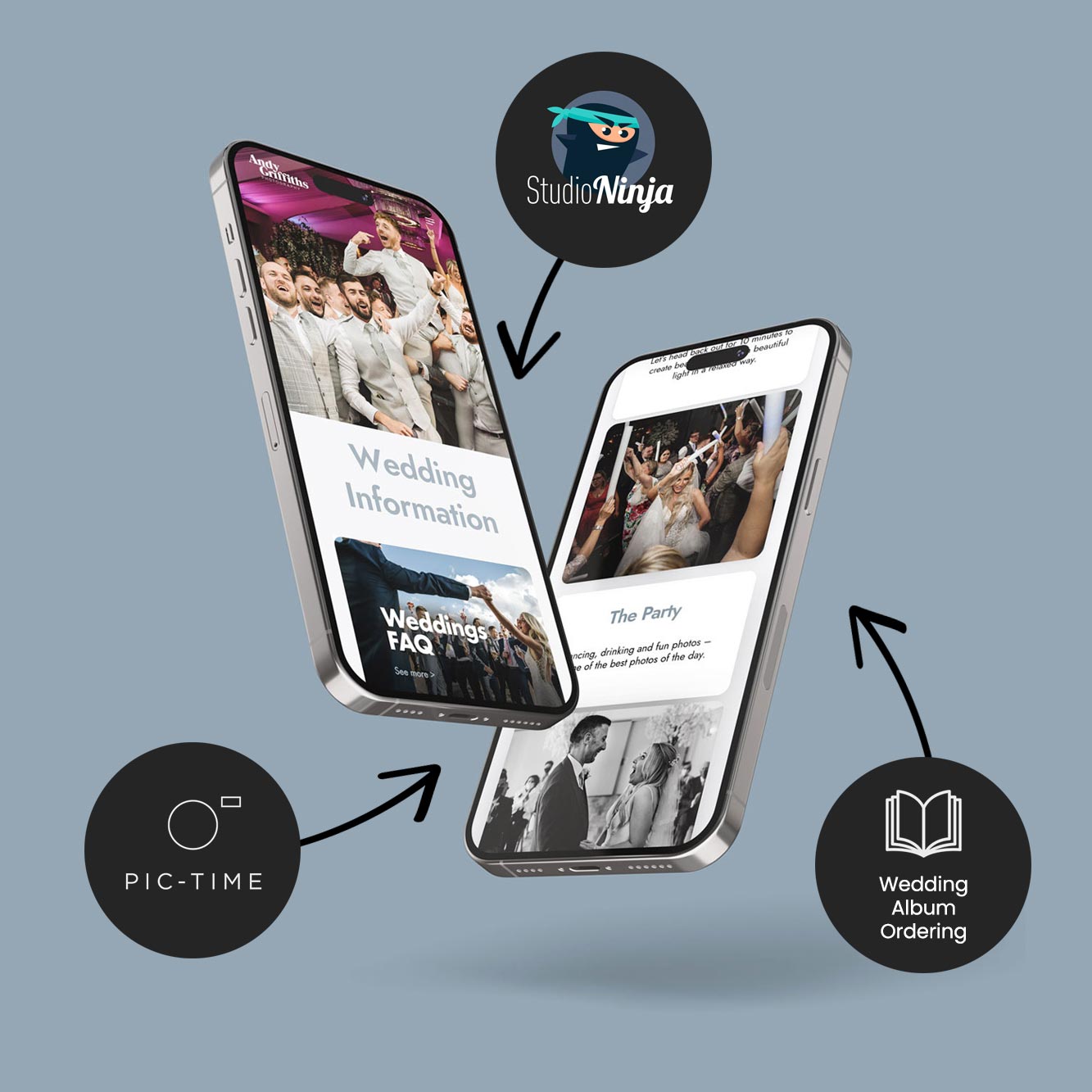 wedding photography web integration