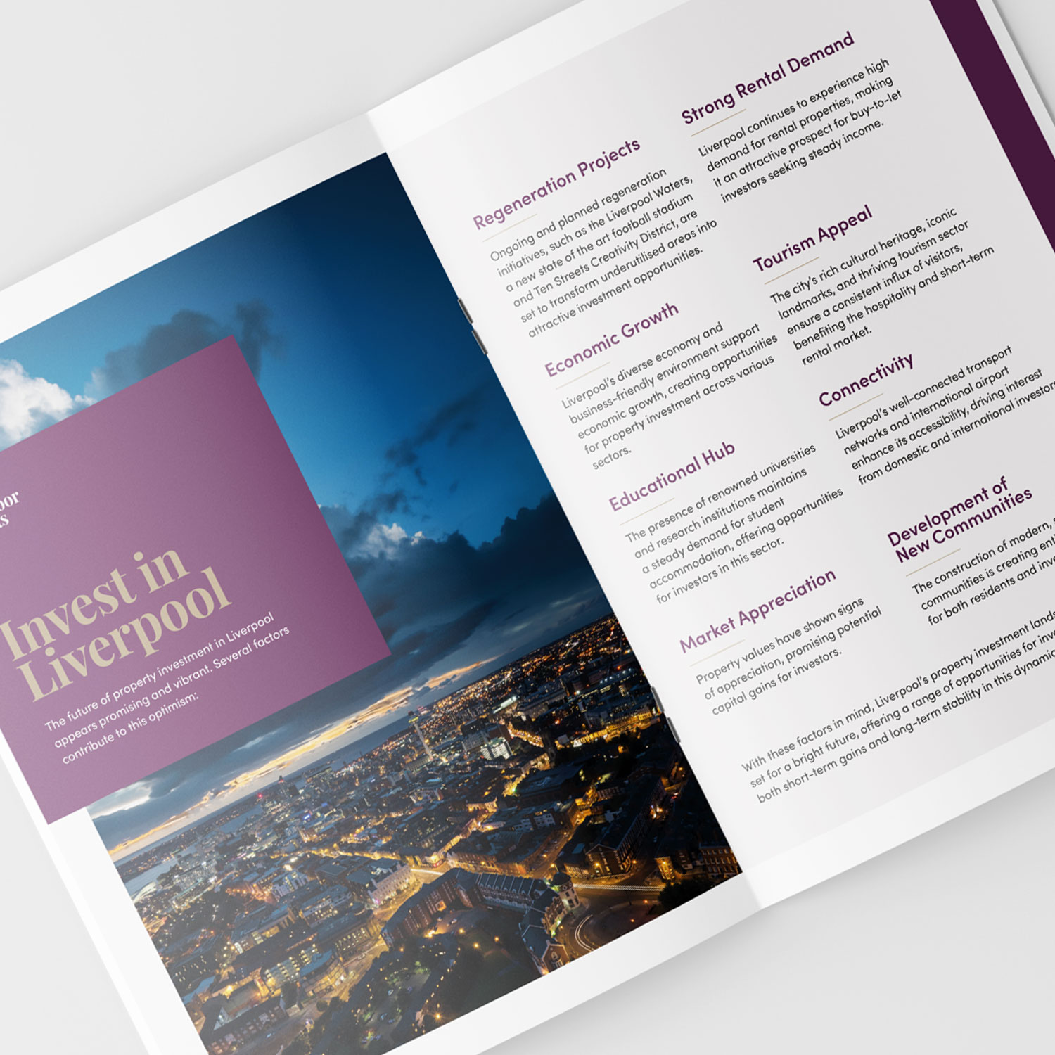 property investment brochure A4