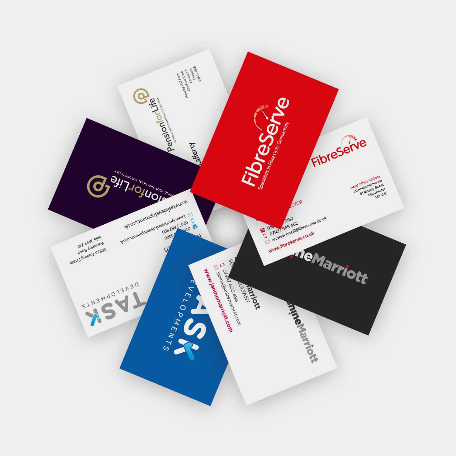 business card stationery design