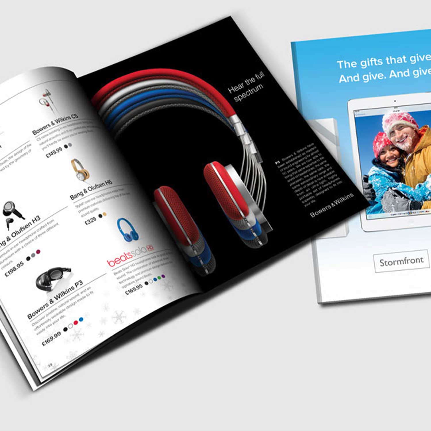 Christmas catalogue design